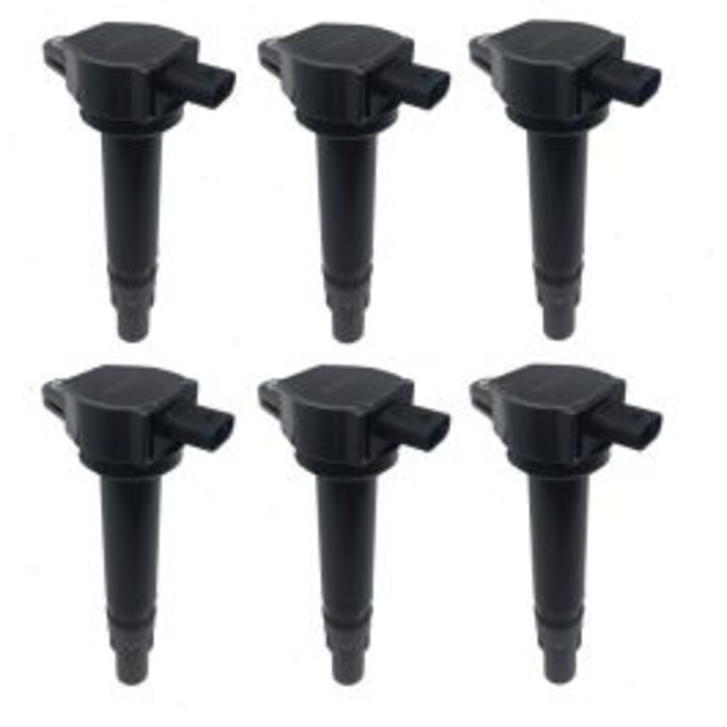 6 pc Hitachi Ignition Coils for 2006 Dodge Stratus 2.7L V6