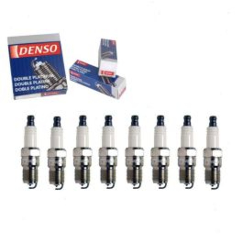 8 pc DENSO Double Platinum Spark Plugs for 2001 GMC Yukon XL 1500 6.0L V8