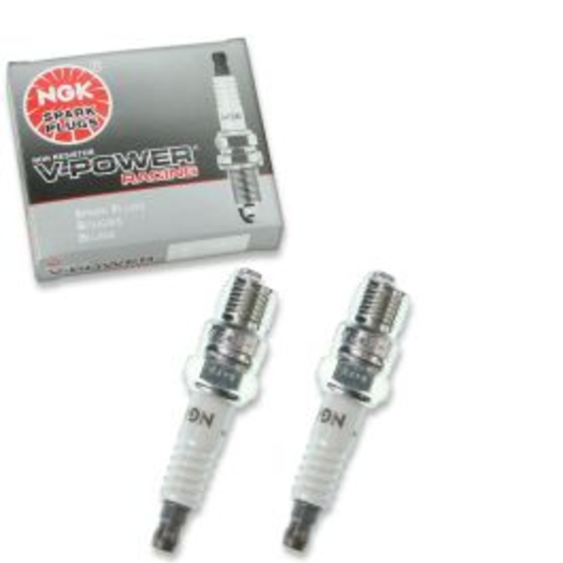 2 pc NGK V-Power Racing 3249 R5673-8 Spark Plugs