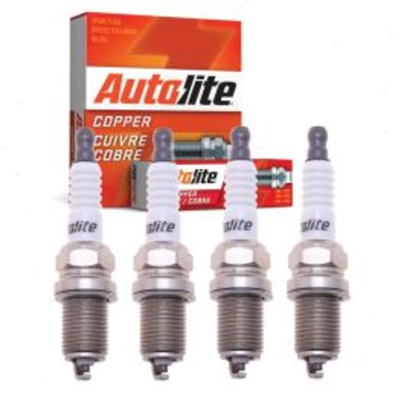 4 pc Autolite Copper Core Spark Plugs for 1989-1991 Peugeot 405