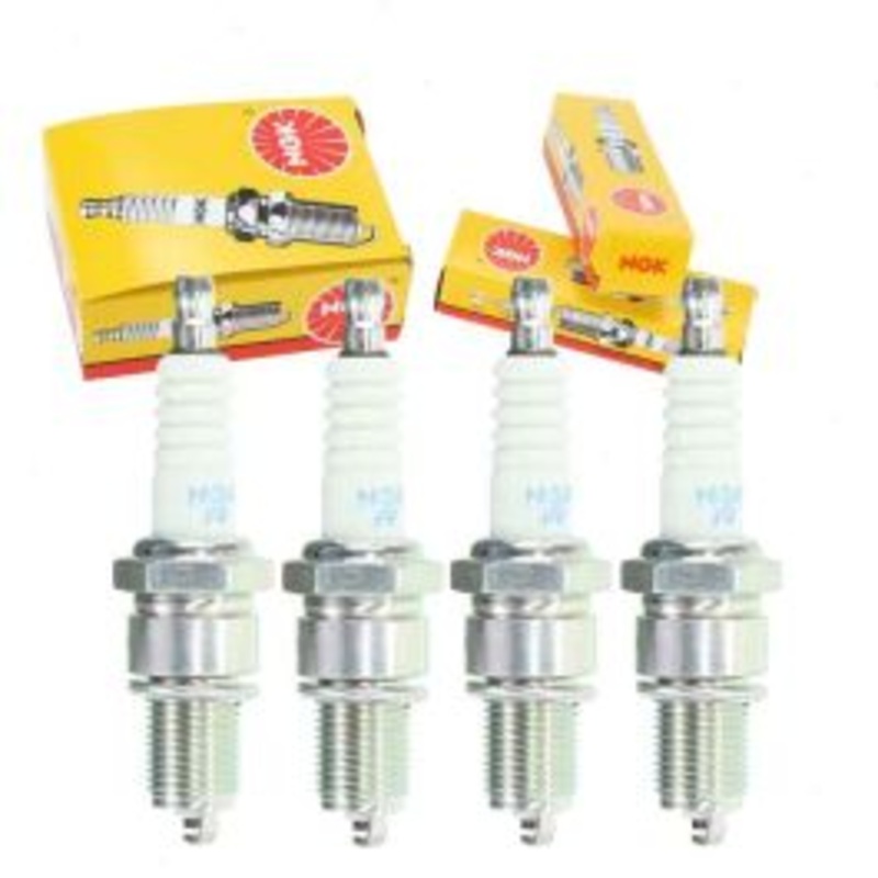 4 pc NGK Standard Spark Plugs for 1988-1989 Yugo GVL 1.1L L4