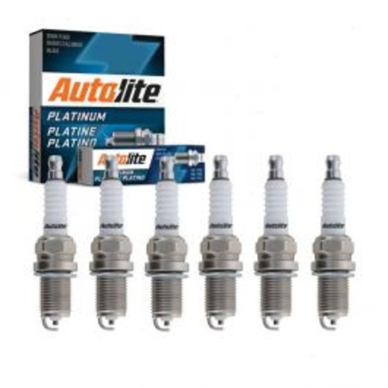 6 pc Autolite Platinum Spark Plug for 1995-2011 Audi A6 2.8L 3.2L V6