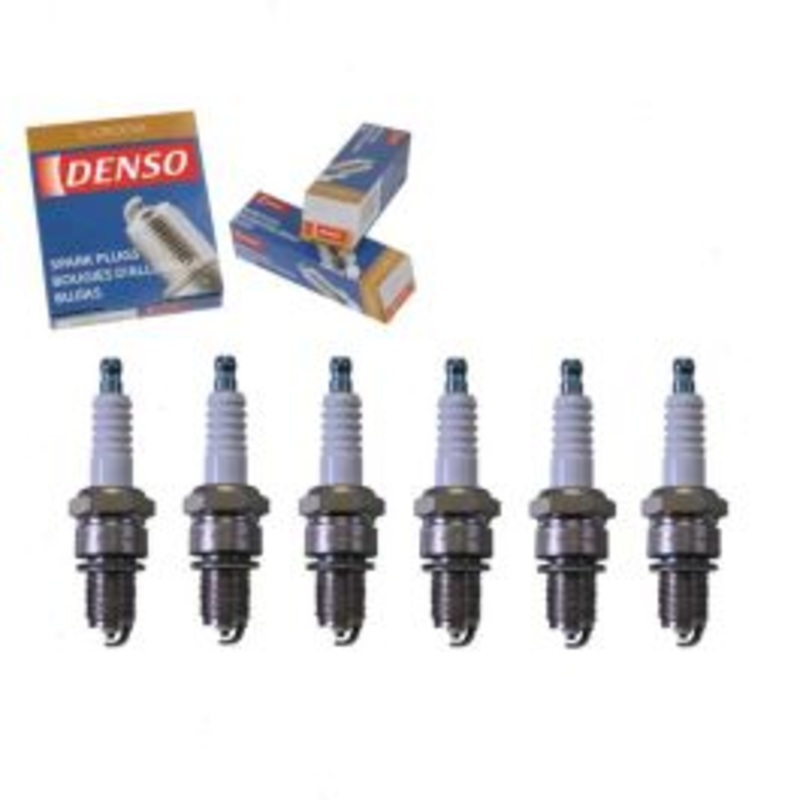 6 pc DENSO Standard U-Groove 3047 W20EPR-U Spark Plugs