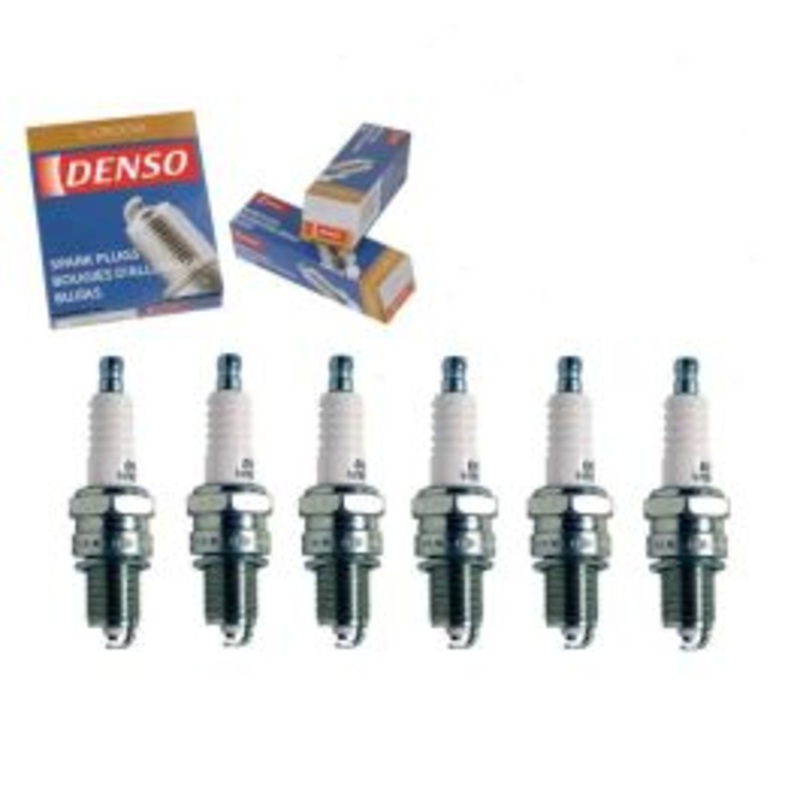 6 pc DENSO Standard U-Groove Spark Plugs for 1964-1969 Chevrolet G10 Van 3.2L 3.8L 4.1L L6