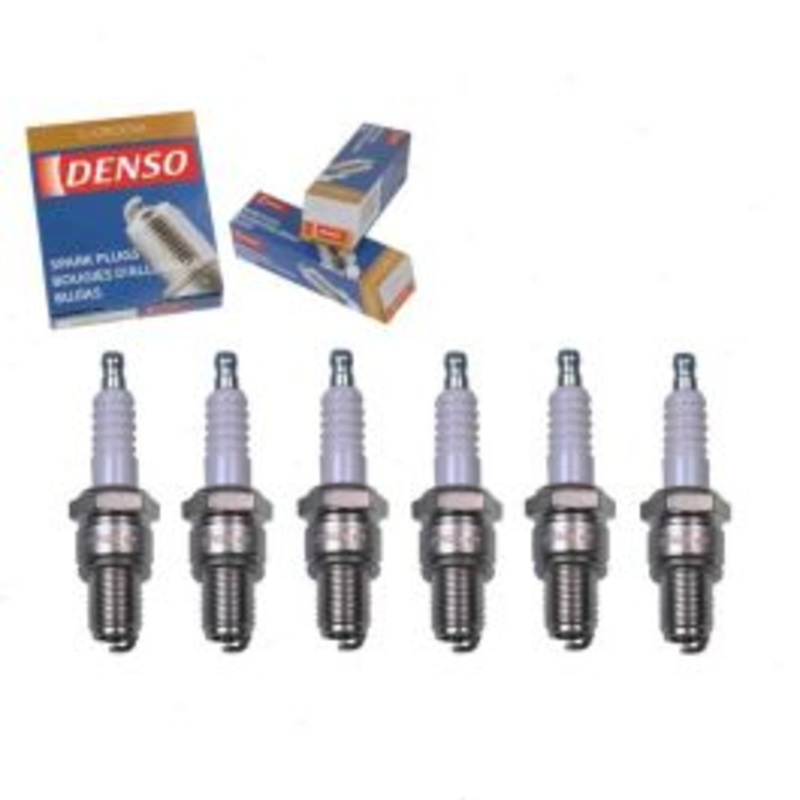 6 pc DENSO Standard U-Groove Spark Plugs for 1977-1978 Nissan 280Z 2.8L L6