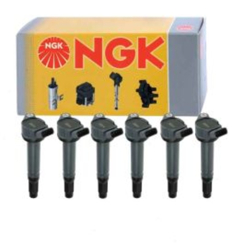 6 pc NGK Ignition Coils for 2007-2017 Toyota Camry 3.5L V6