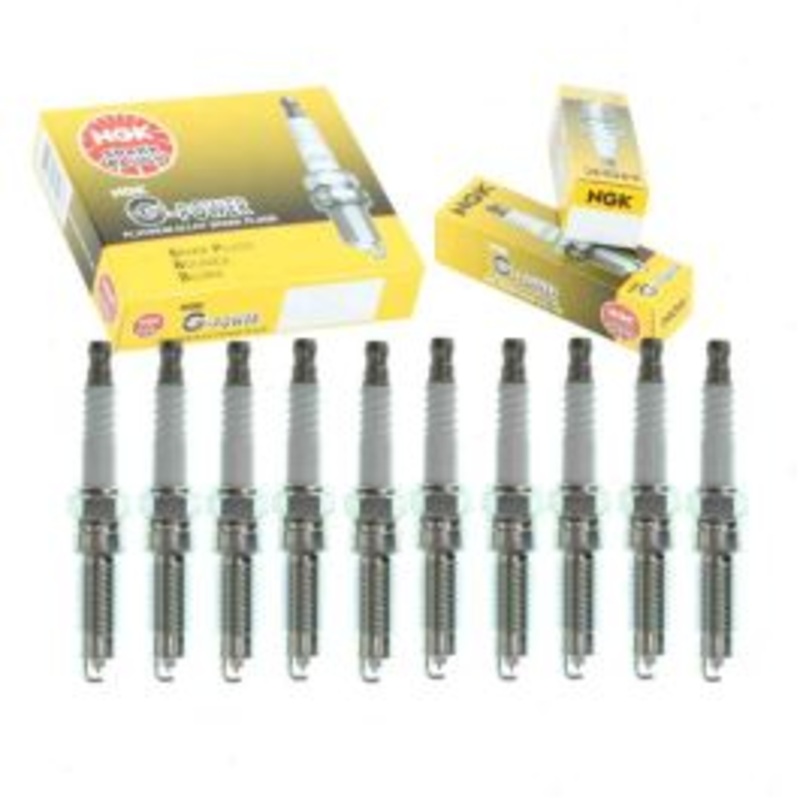10 pc NGK G-Power Spark Plugs for 2013 Ford F650 6.8L V10