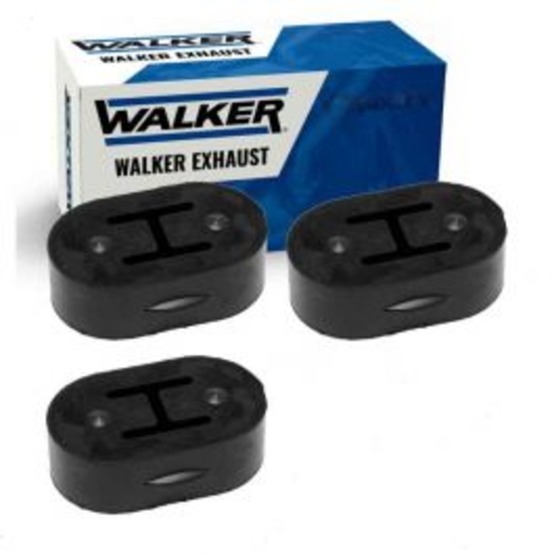 3 pc Walker Exhaust System Insulators for 1990-1994 Mazda Protege 1.8L L4