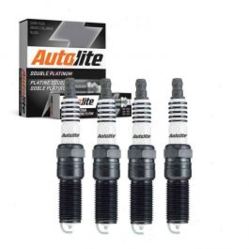 4 pc Autolite Double Platinum Spark Plug for 2007-2010 Pontiac G5 2.2L 2.4L