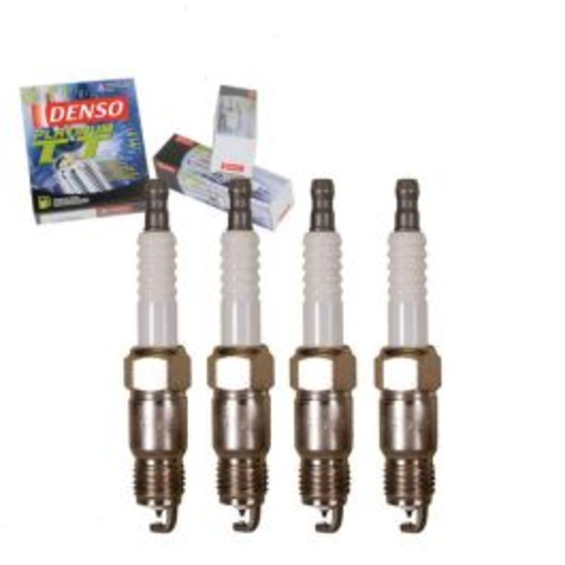 4 pc DENSO Platinum TT Spark Plugs for 1982-1986 Pontiac Firebird 2.5L L4
