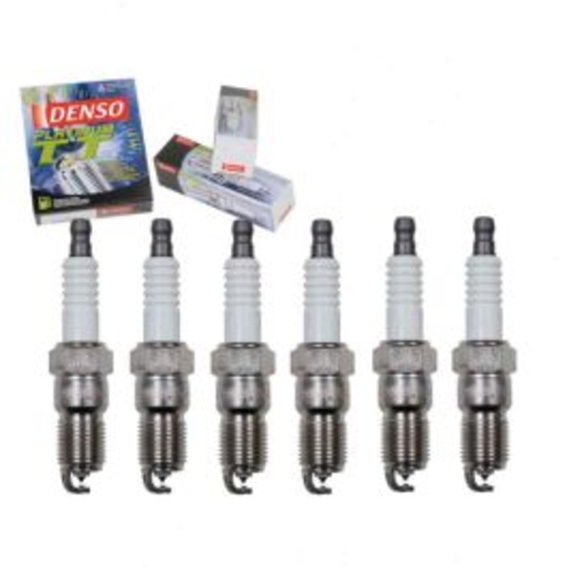 6 pc DENSO Platinum TT Spark Plugs for 1996-2005 GMC Savana 2500 4.3L V6