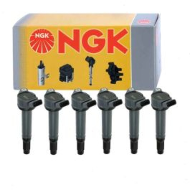 6 pc NGK Ignition Coils for 2010-2015 Lexus RX450h 3.5L V6