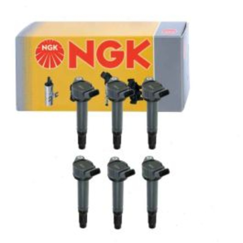 6 pc NGK Ignition Coils for 2017 Toyota Tacoma 3.5L V6