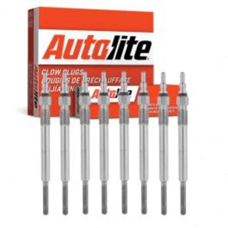 8 pc Autolite Diesel Glow Plugs for 1995-1998 Ford E-350 Econoline
