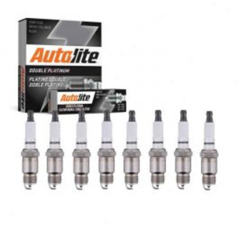 8 pc Autolite Double Platinum Spark Plug for 1984-1997 Ford F-350 5.8L V8
