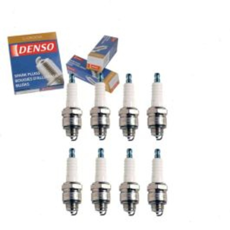 8 pc DENSO Standard U-Groove Spark Plugs for 1968 Chevrolet K10 Suburban 5.0L V8