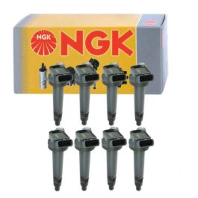 8 pc NGK Ignition Coils for 2007-2019 Toyota Tundra 4.6L 5.7L V8