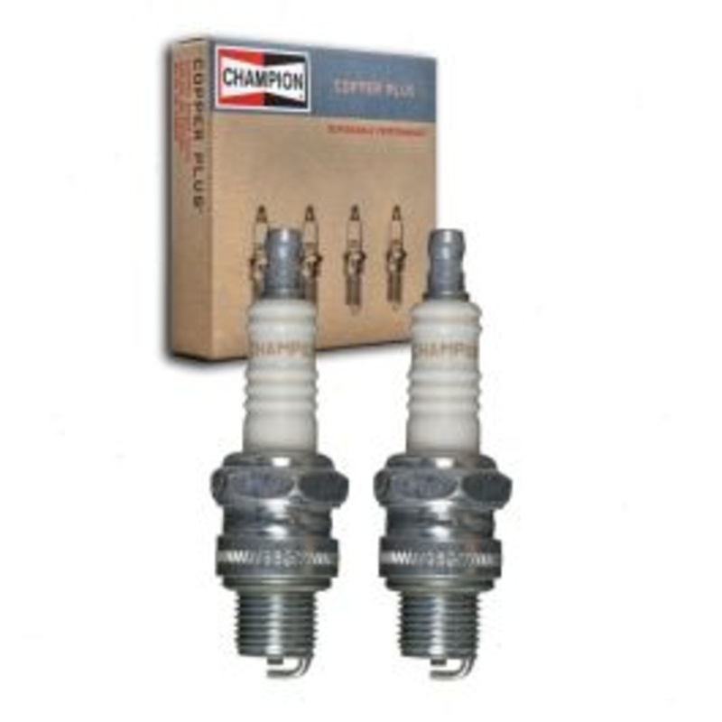 2 pc Champion Copper Plus Spark Plugs for 1957-1961 Fiat 500 0.5L L2