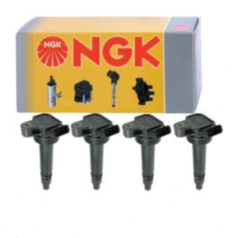 4 pc NGK Ignition Coils for 2003-2006 Toyota Matrix 1.8L L4
