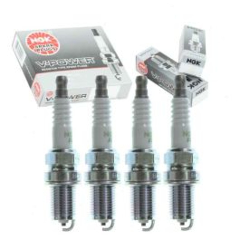 4 pc NGK V-Power Spark Plugs for 1987-1989 Nissan Pulsar NX 1.6L 1.8L L4