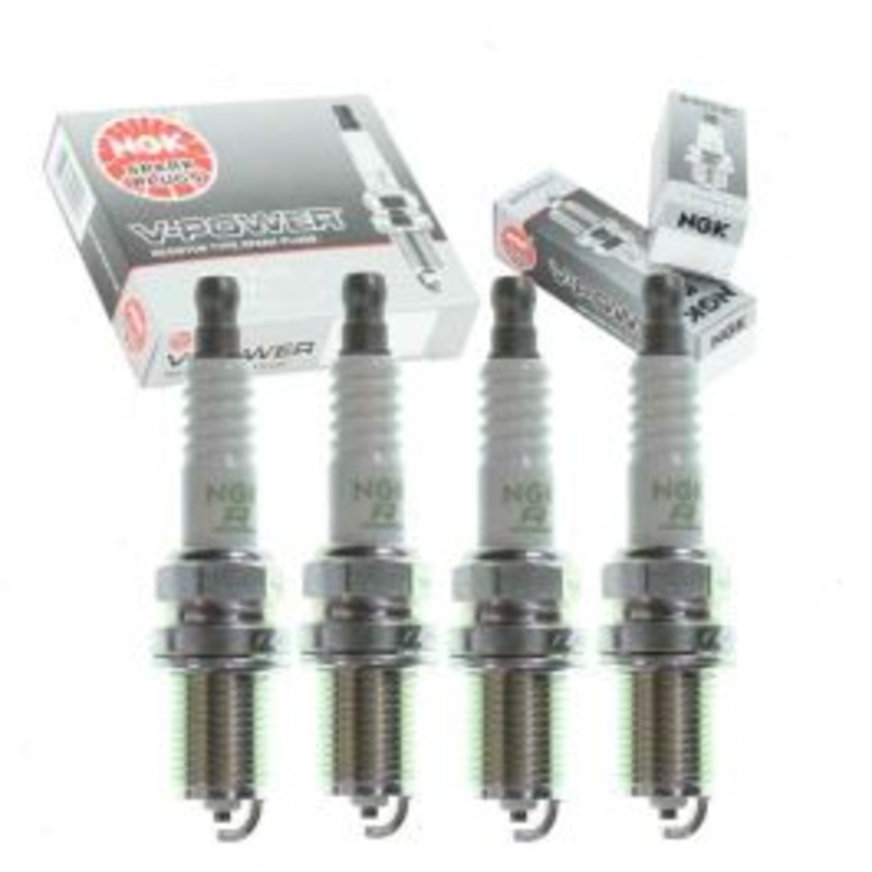 4 pc NGK V-Power Spark Plugs for 1993-1997 Mazda MX-6 2.0L L4