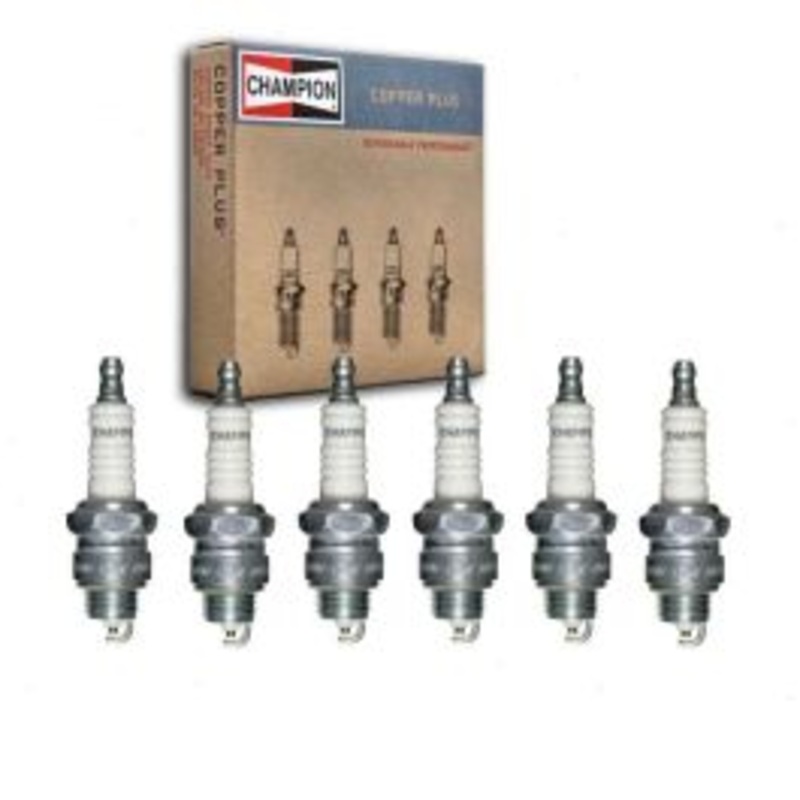 6 pc Champion Copper Plus Spark Plugs for 1966-1969 Jeep Universal Truck 3.7L V6