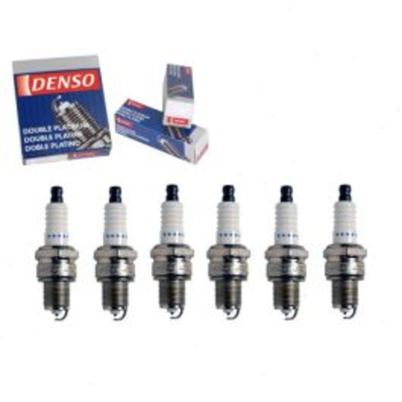 6 pc DENSO Double Platinum Spark Plugs for 1967-1969 GMC K15 K1500 Pickup 3.8L 4.1L L6