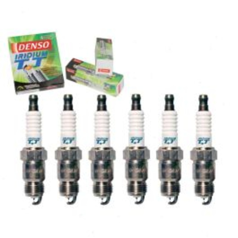 6 pc DENSO Iridium TT Spark Plugs for 1987-1988 GMC R3500 4.8L L6
