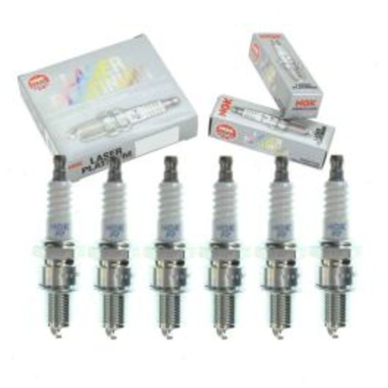 6 pc NGK Laser Platinum Spark Plugs for 1987-2000 Dodge Caravan 3.0L V6