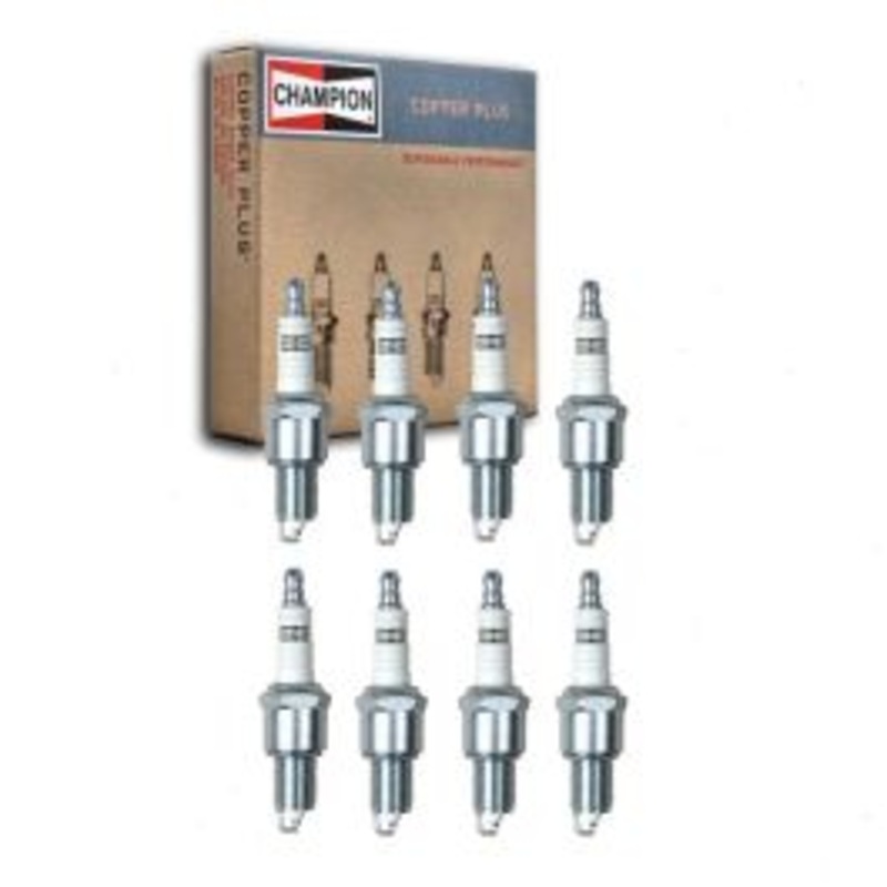 8 pc Champion Copper Plus Spark Plugs for 1971-1975 Jeep CJ6 5.0L V8