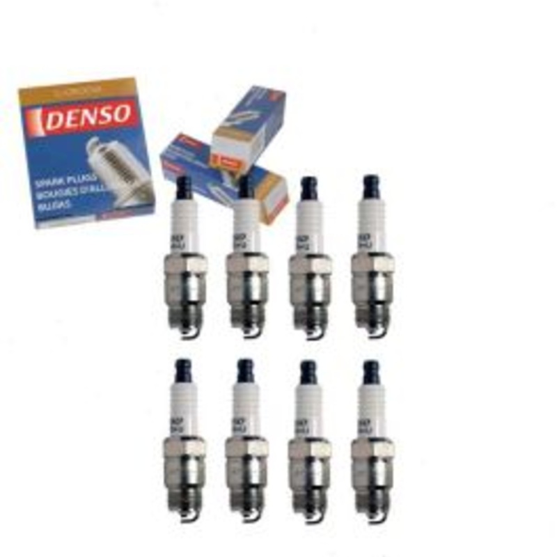8 pc DENSO Standard U-Groove Spark Plugs for 1969-1970 Jeep J-2600 5.7L V8