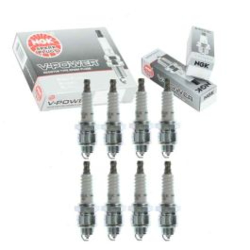 8 pc NGK V-Power Spark Plugs for 1978 Dodge D400 7.2L V8