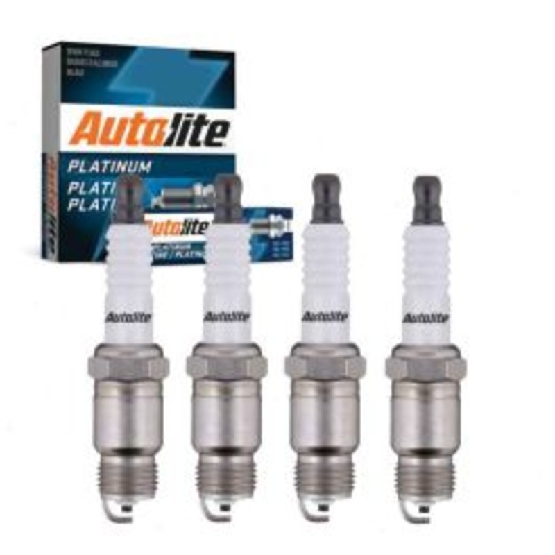 4 pc Autolite Platinum Spark Plug for 1975-1977 Chevrolet Vega 2.3L L4