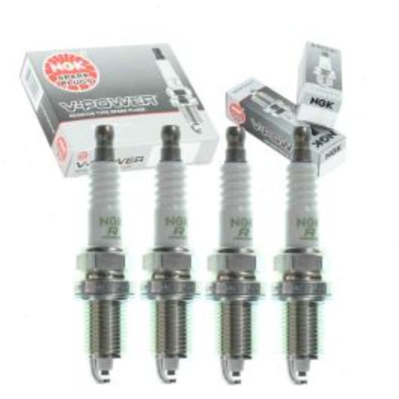 4 pc NGK V-Power 6987 ZFR6F-11G Spark Plugs