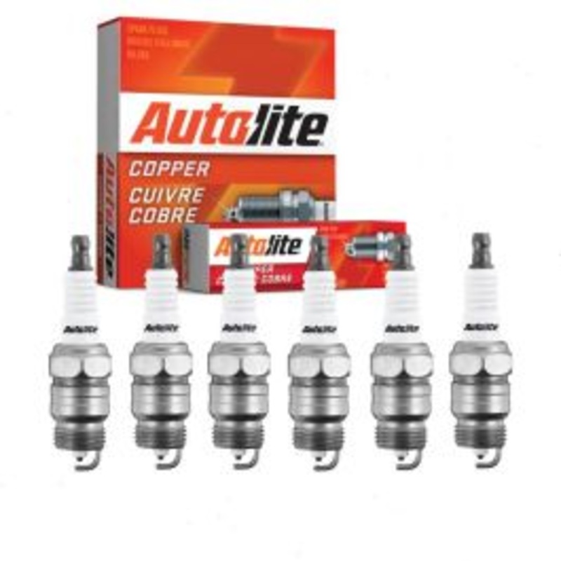 6 pc Autolite Copper Core Spark Plugs for 1963 Mercury Country Cruiser 3.3L L6