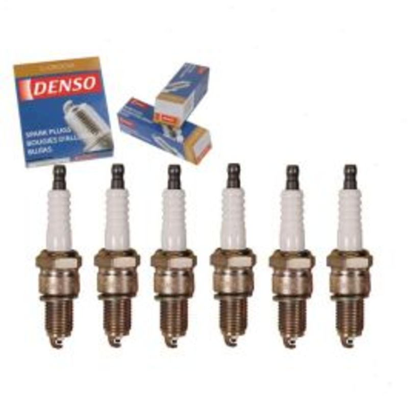 6 pc DENSO Standard U-Groove Spark Plugs for 1966-1974 Plymouth Satellite 3.7L L6