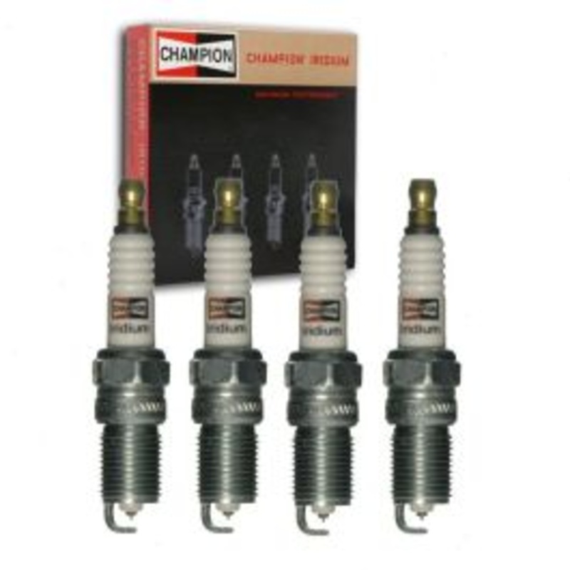 4 pc Champion Iridium Spark Plugs for 1995-1998 Buick Skylark 2.3L 2.4L L4