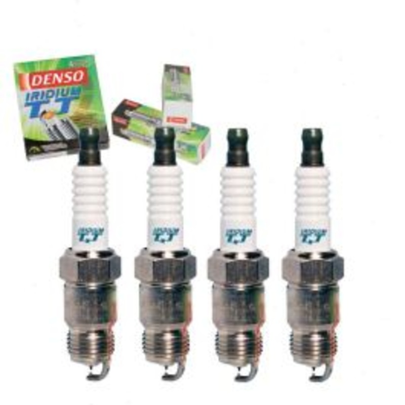 4 pc DENSO Iridium TT Spark Plugs for 1985 Buick Somerset Regal 2.5L L4