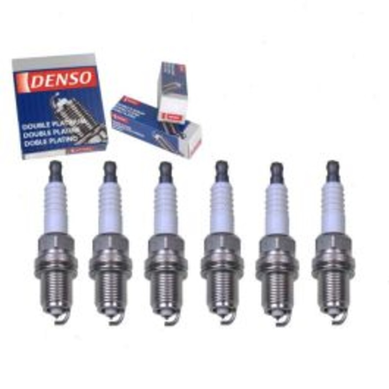 6 pc DENSO Double Platinum Spark Plugs for 2000-2003 Mitsubishi Eclipse 3.0L V6