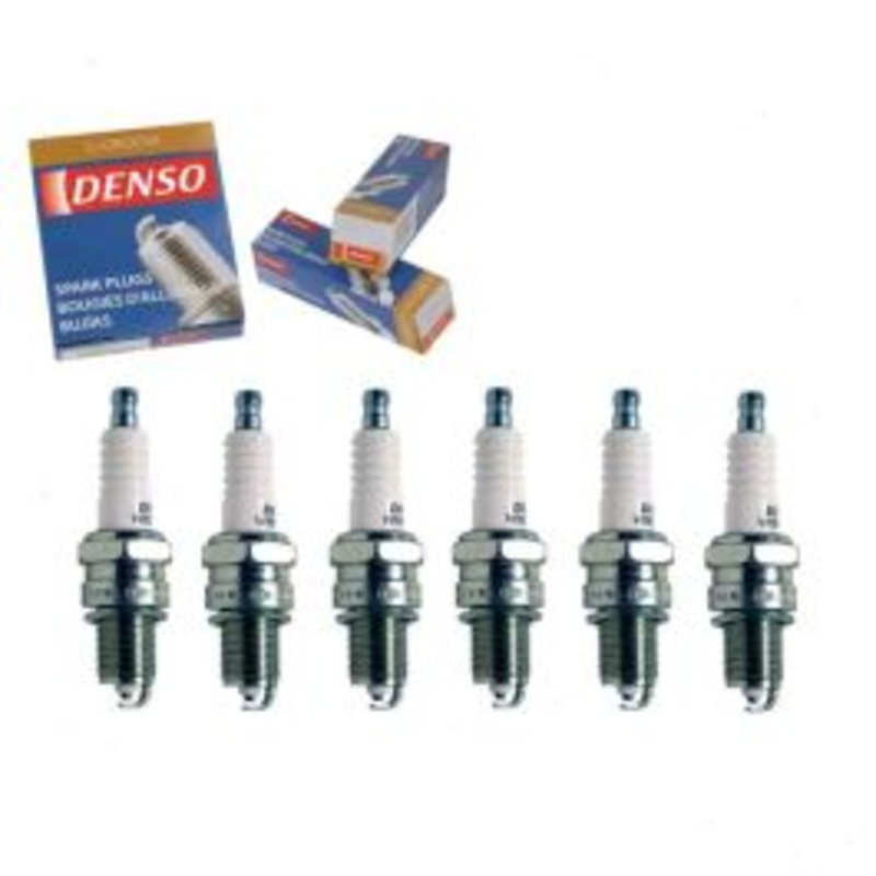 6 pc DENSO Standard U-Groove Spark Plugs for 1975-1976 Mercedes-Benz 280 2.8L L6