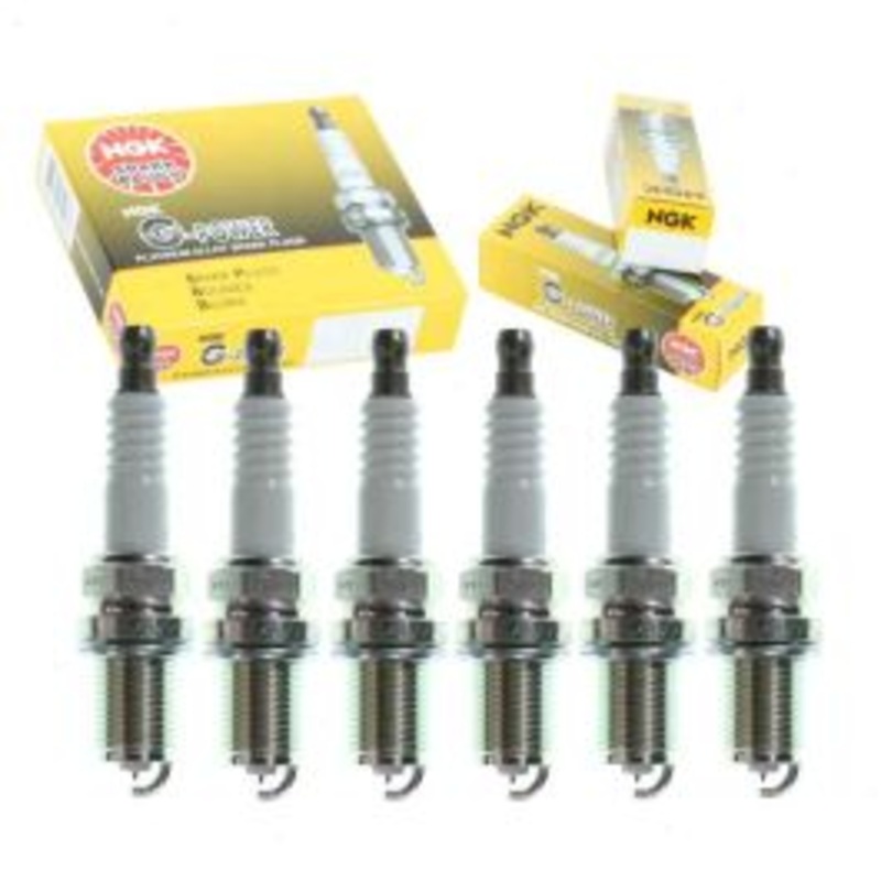 6 pc NGK G-Power Spark Plugs for 2002-2003 Isuzu Axiom 3.5L V6