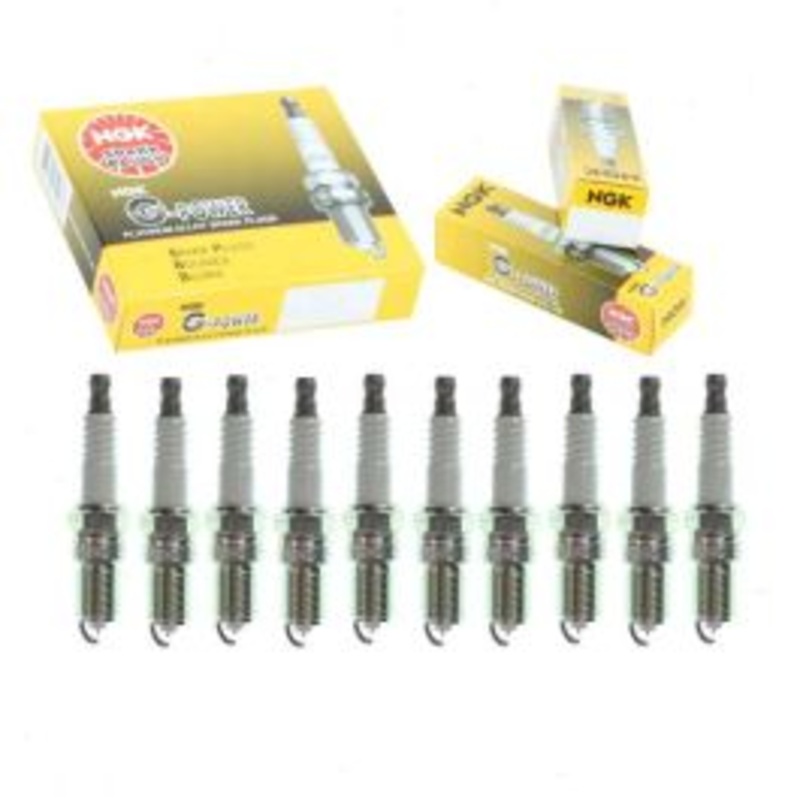 10 pc NGK G-Power Spark Plugs for 1999-2004 Ford F-550 Super Duty 6.8L V10