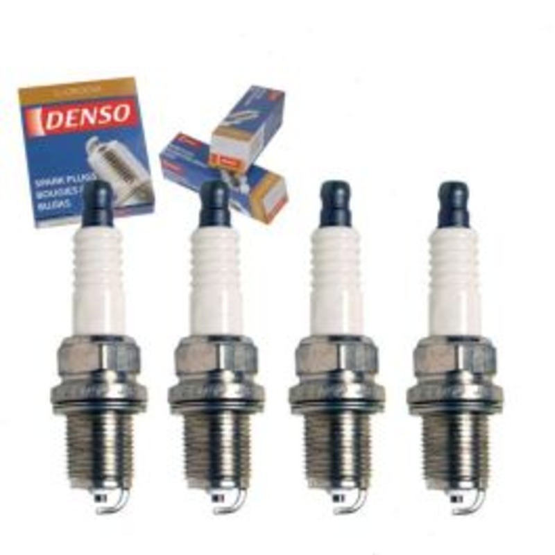 4 pc DENSO Standard U-Groove Spark Plugs for 1993-1998 Saturn SC2 1.9L L4