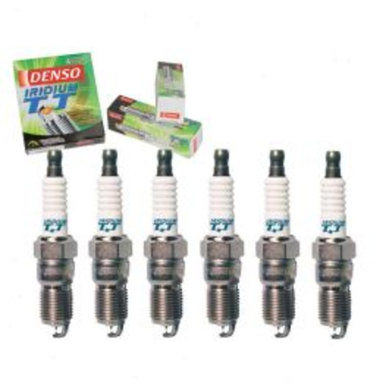 6 pc DENSO Iridium TT Spark Plugs for 1975-1979 Mercury Bobcat 2.8L V6