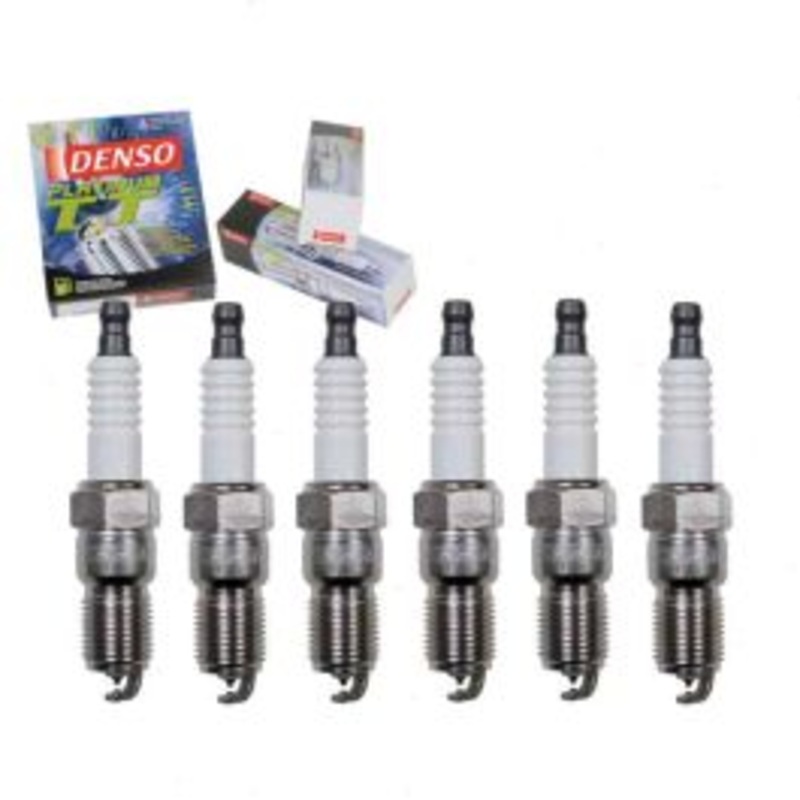 6 pc DENSO Platinum TT Spark Plugs for 2003 Mazda 6 3.0L V6