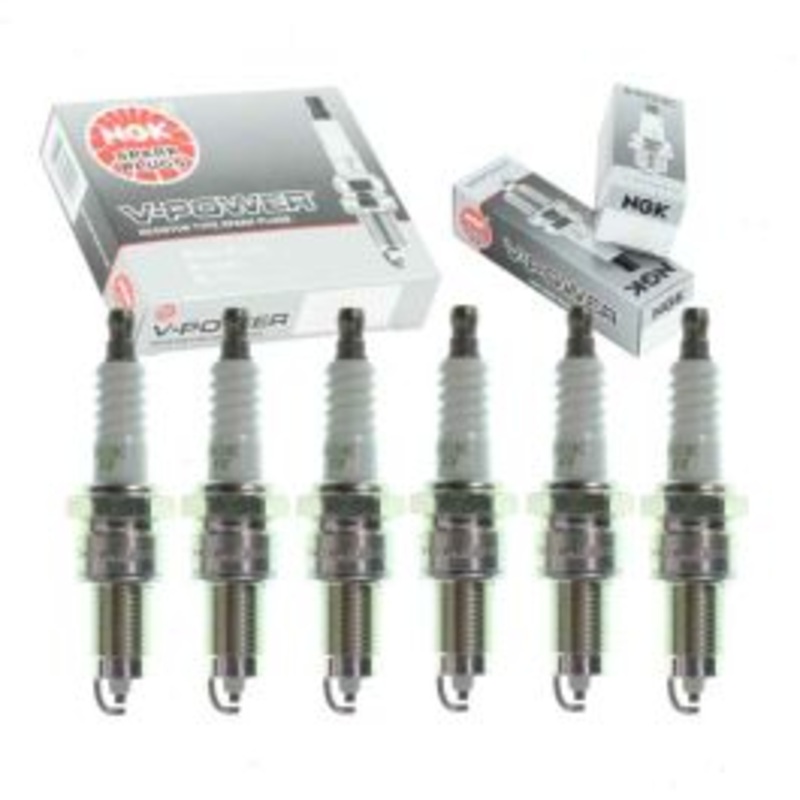 6 pc NGK V-Power Spark Plugs for 1978 American Motors Gremlin 3.8L 4.2L L6