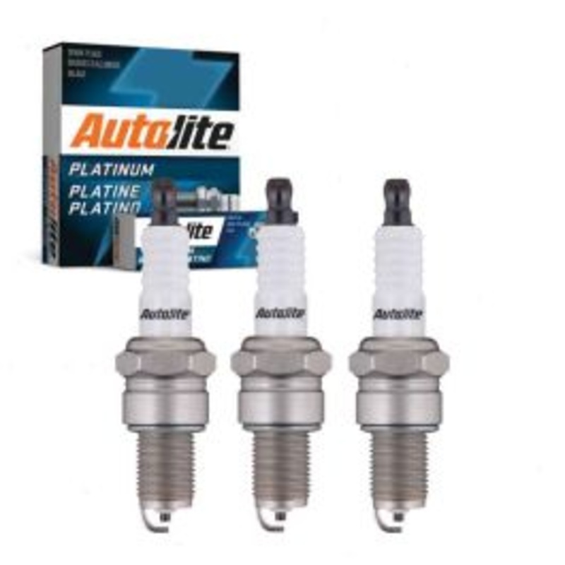 3 pc Autolite Platinum Spark Plug for 1988-1992 Daihatsu Charade 1.0L L3