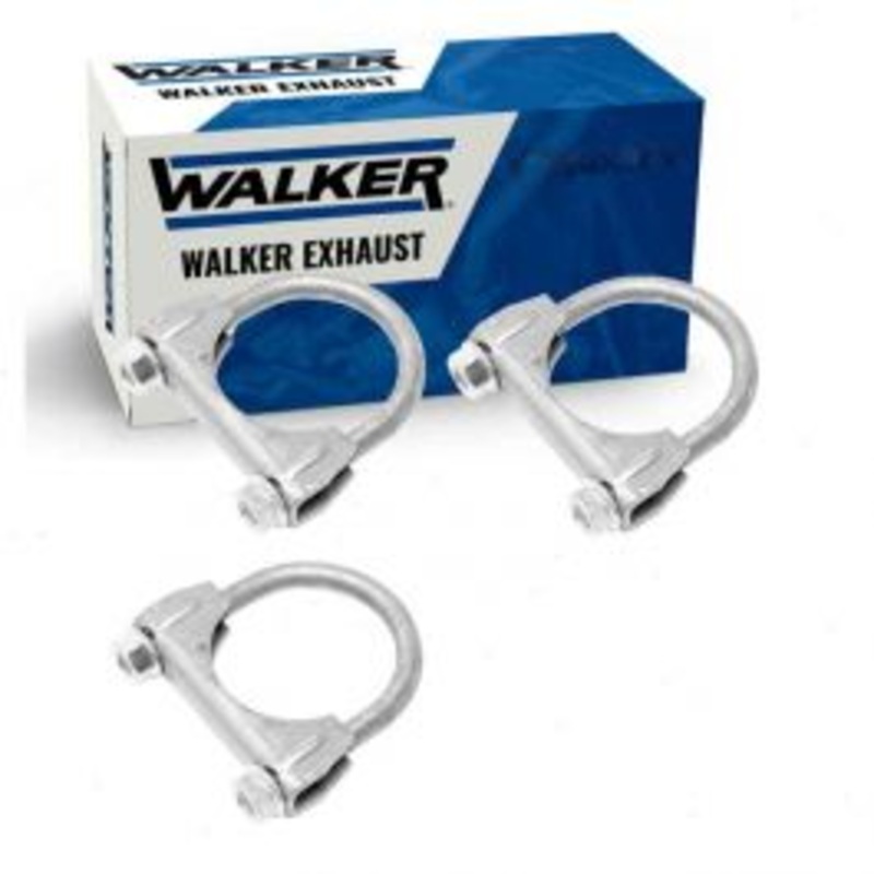 3 pc Walker Exhaust Clamps for 1993-1998 Volkswagen Jetta 1.9L L4