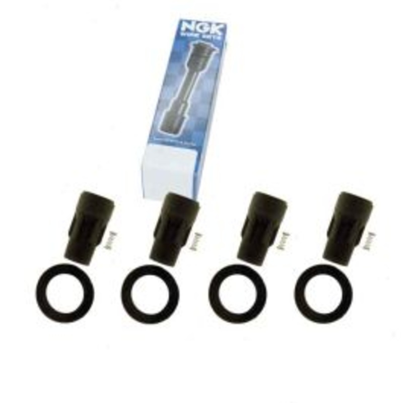 4 pc NGK Ignition Coil Boots for 2009-2014 Dodge Journey 2.4L L4