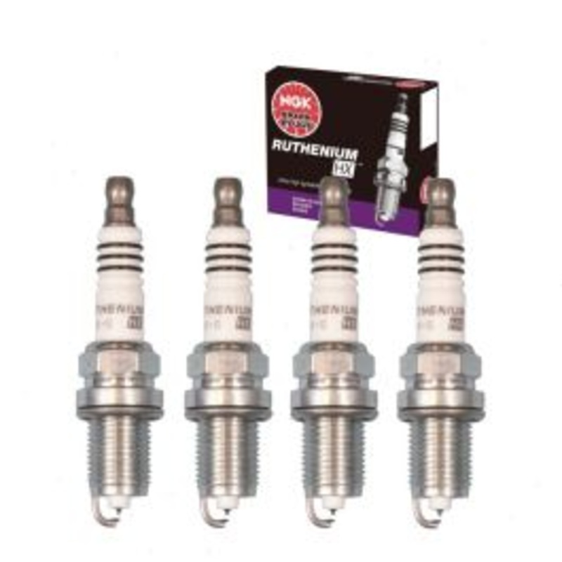 4 pc NGK Ruthenium HX Spark Plugs for 1999 Audi A4 1.8L L4